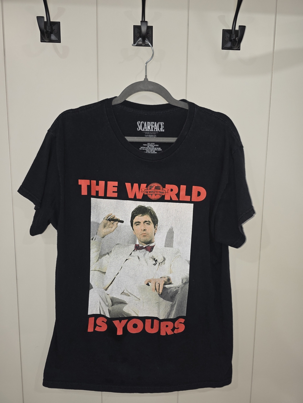 Scarface 'The World Is Yours' Black Graphic Tee Vintage